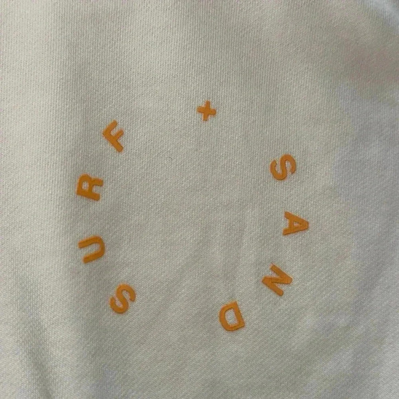 Fabletics Lightweight Terry Shrunken Hoodie size XL Colour: Cream/Graphic - Picture 12 of 13